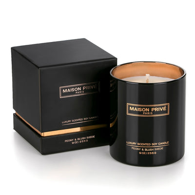 Peony & Blush Suede | Candle | 255g